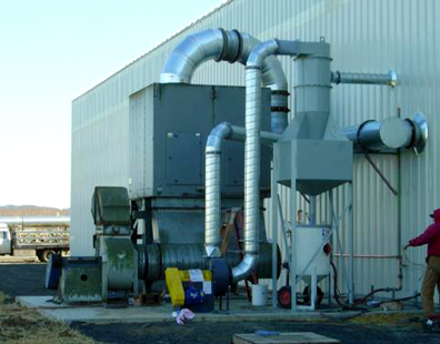 14,000 cfm dust collection system